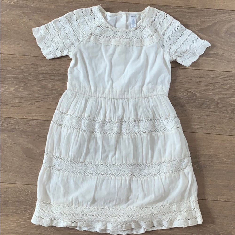 BOGO : Beautiful crochet dress size S (6-7)